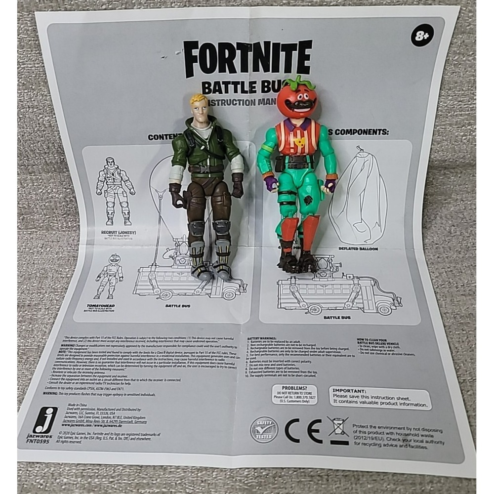 Fortnite Battle Bush Jonesy & Tomatohead 4"‎ Action Figures Toys Action